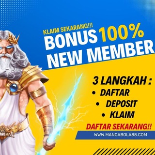 BONUS NEW MEMBER 100% !! KLAIM SEKARANG!!