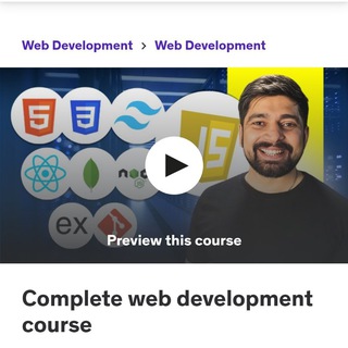 Hitesh Choudhary Complete web development course @ilaps
