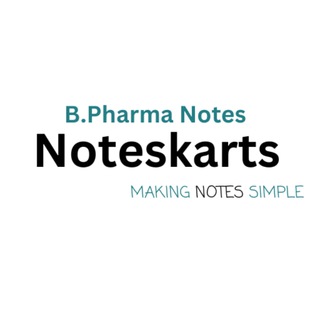 Noteskarts B.Pharma Notes