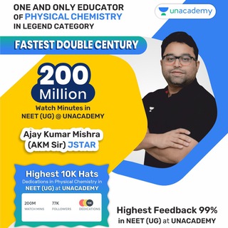 AKM SIR # JSTAR by UNACADEMY