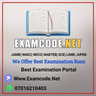 EXAMCODE.NET | JAMB | WAEC | NECO | NABTEB | GCE | IJMB | JUPEB CHANNEL