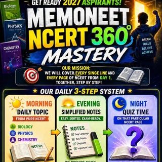 MemoNeet - FREE NEET 2027 PCB Daily Bytes