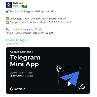 Gate Telegram Mini App